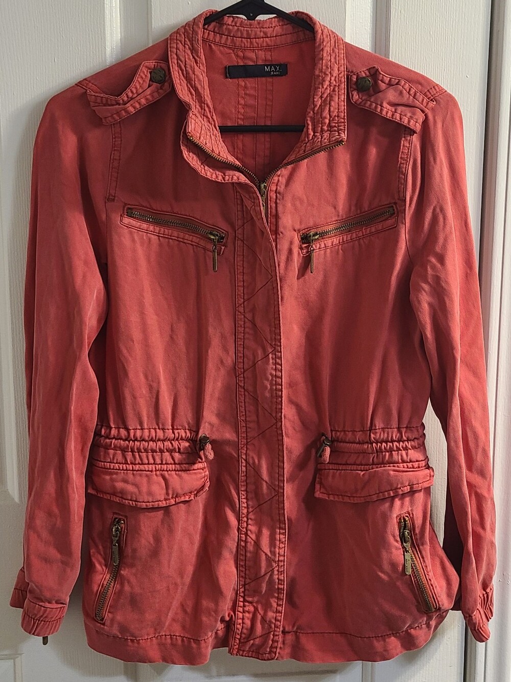 MAX Jeans Tencel Utility Jacket Pink XS